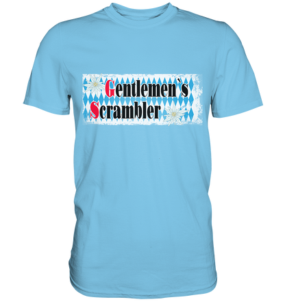 Gentlemen`s Scrambler - GS Adventure Bike - Premium Shirt