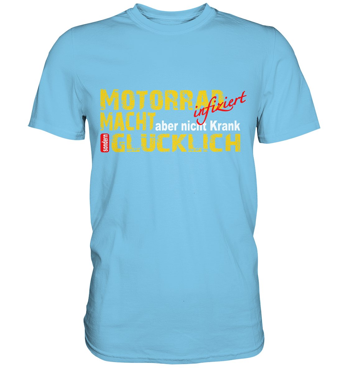 Motorrad macht Glücklich  - Premium Shirt