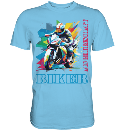 Biker aus Leidenschaft - Abstrakt  - Premium Shirt