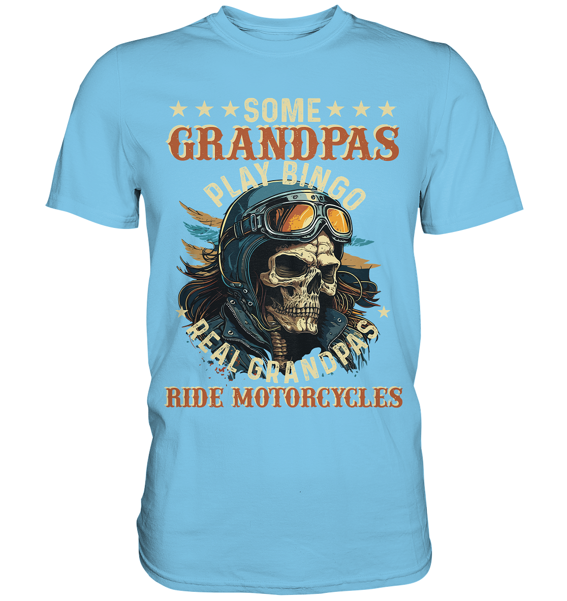 Echte Opas fahren Motorrad - Premium Shirt