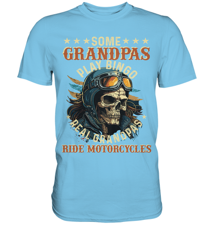 Echte Opas fahren Motorrad - Premium Shirt
