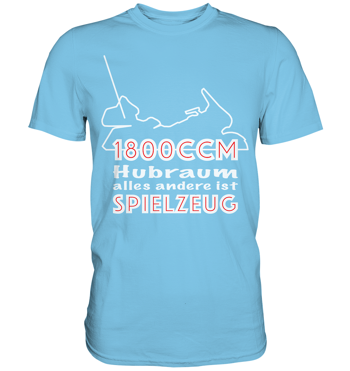 Goldwinger Spruch - 1800ccm Spielzeug - Premium Shirt
