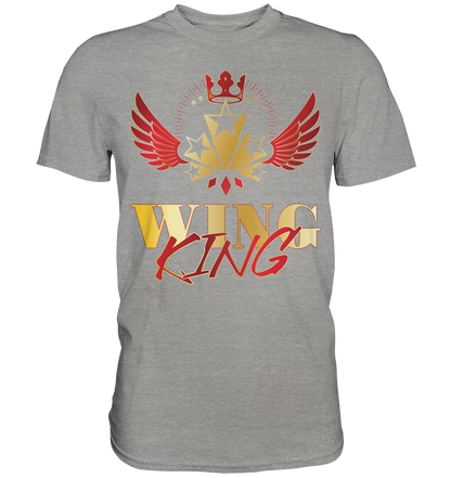 Goldwing - Wing King rot/gold - Premium Shirt