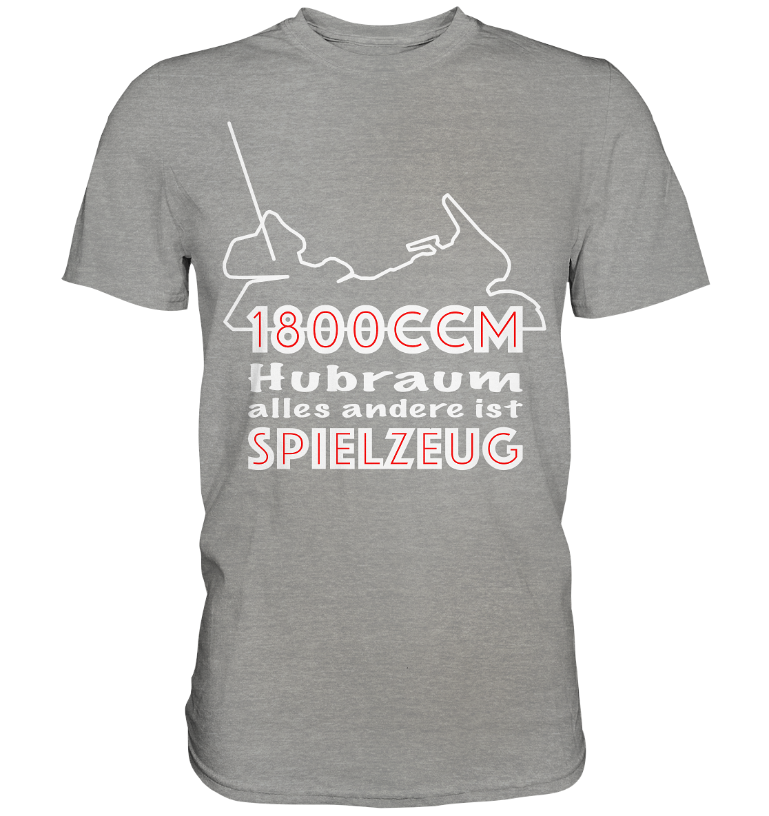 Goldwinger Spruch - 1800ccm Spielzeug - Premium Shirt