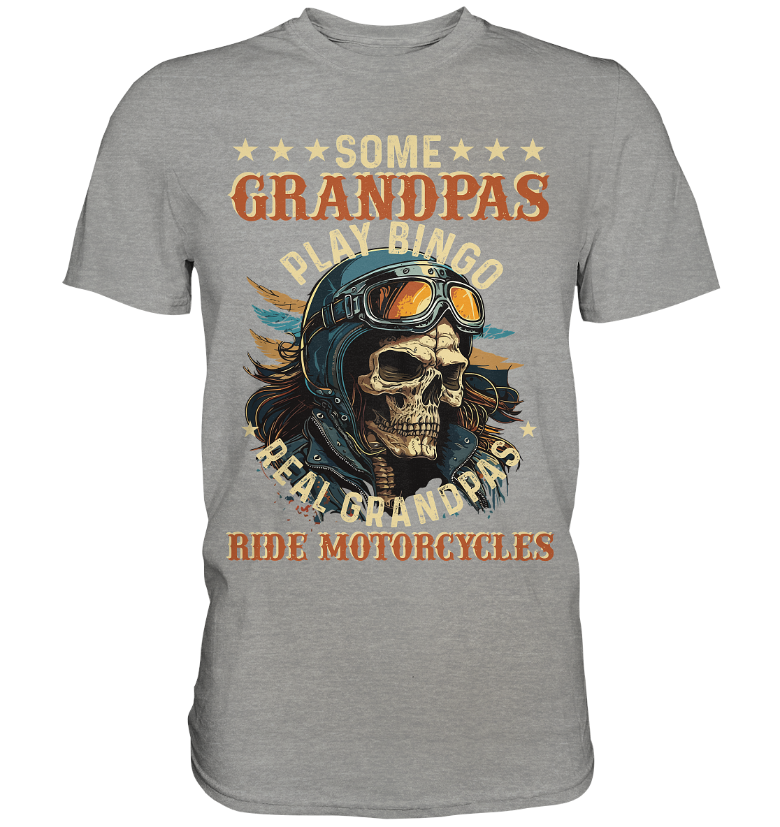 Echte Opas fahren Motorrad - Premium Shirt