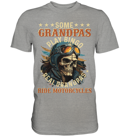 Echte Opas fahren Motorrad - Premium Shirt