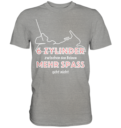 Goldwinger Spruch - 6 Zylinder - Premium Shirt