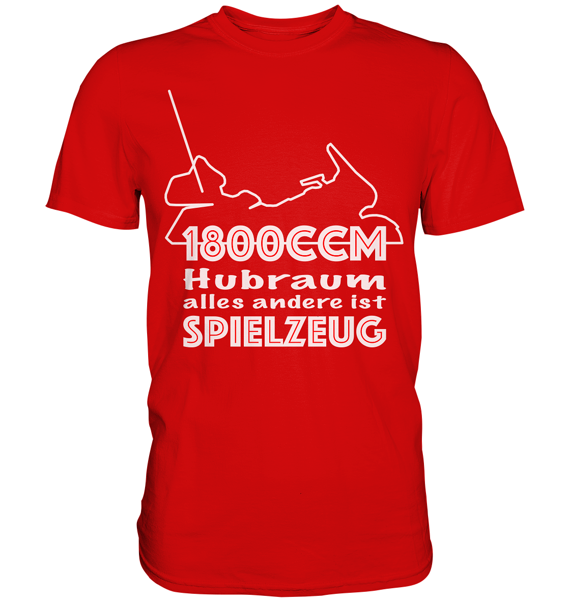 Goldwinger Spruch - 1800ccm Spielzeug - Premium Shirt