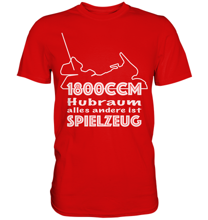 Goldwinger Spruch - 1800ccm Spielzeug - Premium Shirt