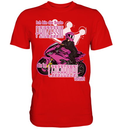 Frauenpower - Prinzessin mit Helm  - Premium Shirt