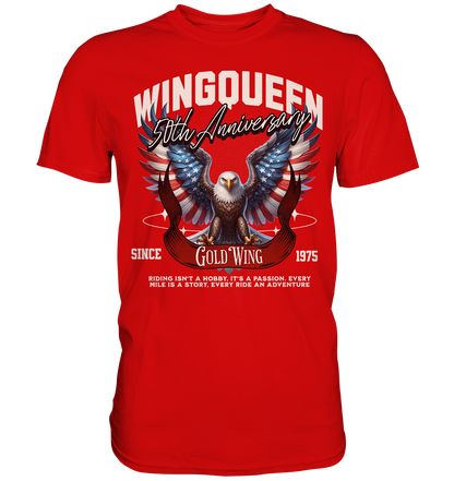 Goldwing Wing Queen 50 Jubiläum 1975 - Premium Shirt