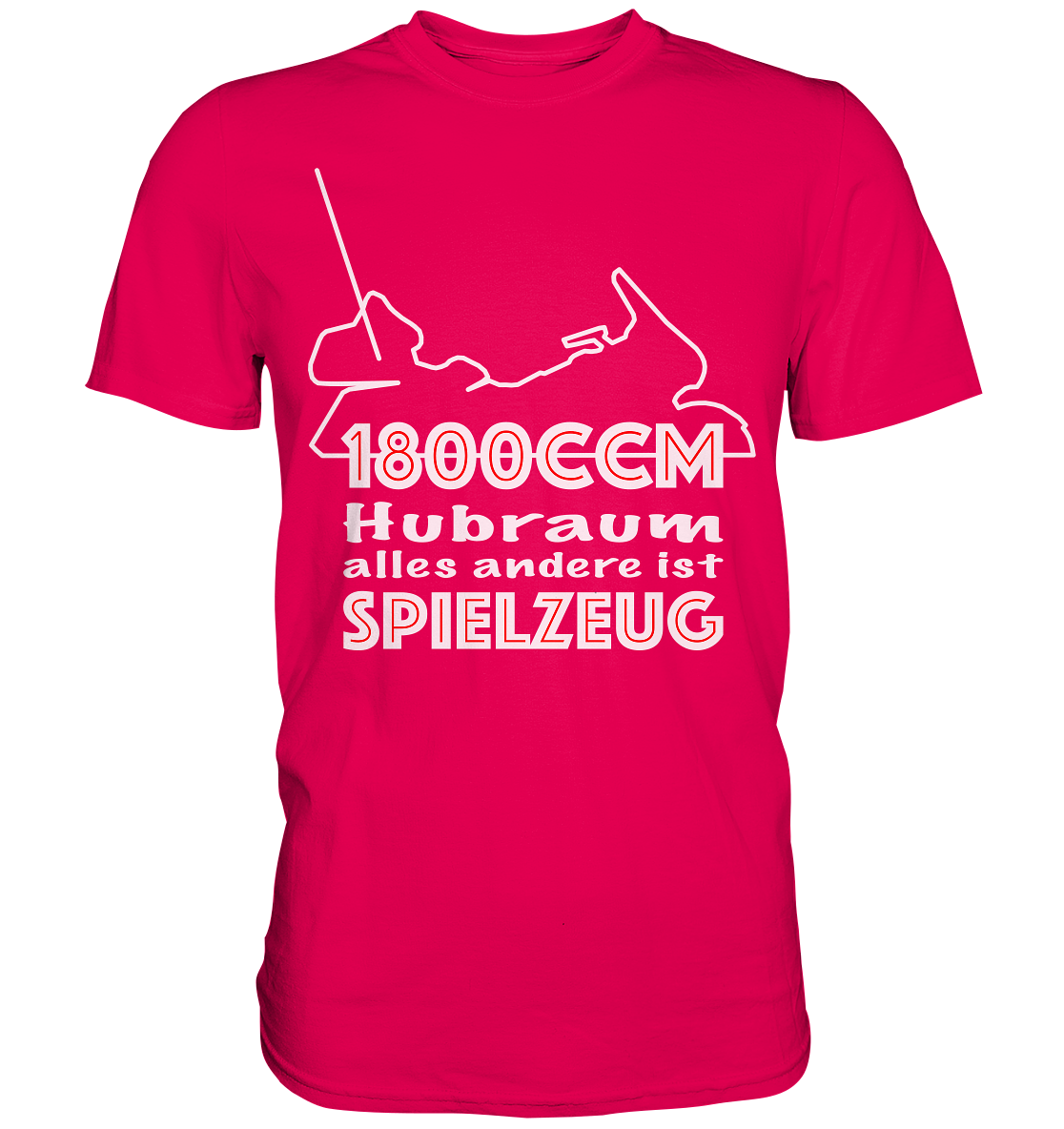 Goldwinger Spruch - 1800ccm Spielzeug - Premium Shirt