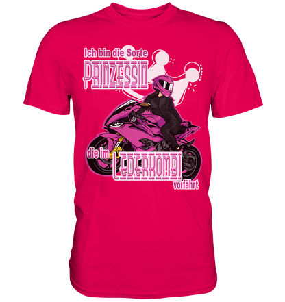Frauenpower - Prinzessin mit Helm  - Premium Shirt