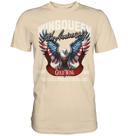 Goldwing Wing Queen 50 Jubiläum 1975 - Premium Shirt