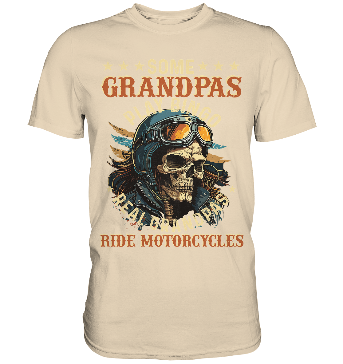 Echte Opas fahren Motorrad - Premium Shirt