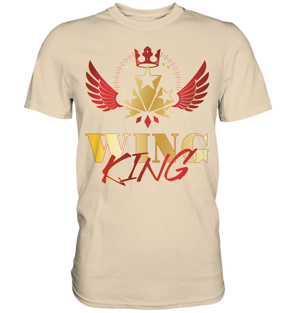 Goldwing - Wing King rot/gold - Premium Shirt