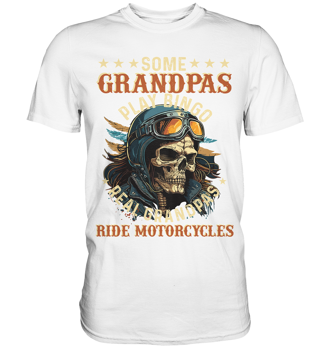 Echte Opas fahren Motorrad - Premium Shirt