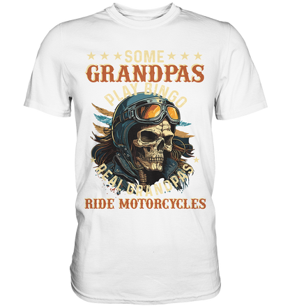 Echte Opas fahren Motorrad - Premium Shirt
