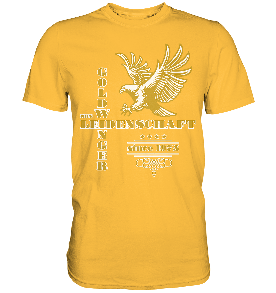 Goldwinger aus Leidenschaft seit 1975 - Premium Shirt