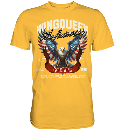 Goldwing Wing Queen 50 Jubiläum 1975 - Premium Shirt