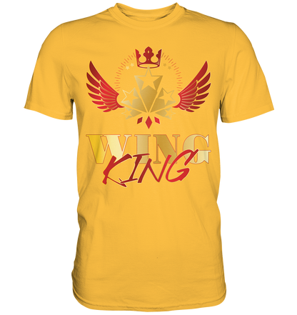 Goldwing - Wing King rot/gold - Premium Shirt