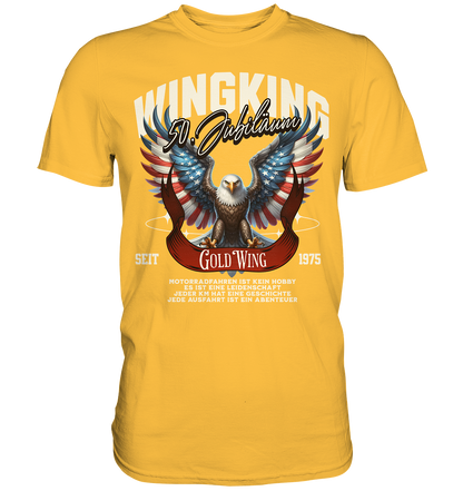 Goldwing Wing King 50 Jubiläum 1975 - Premium Shirt