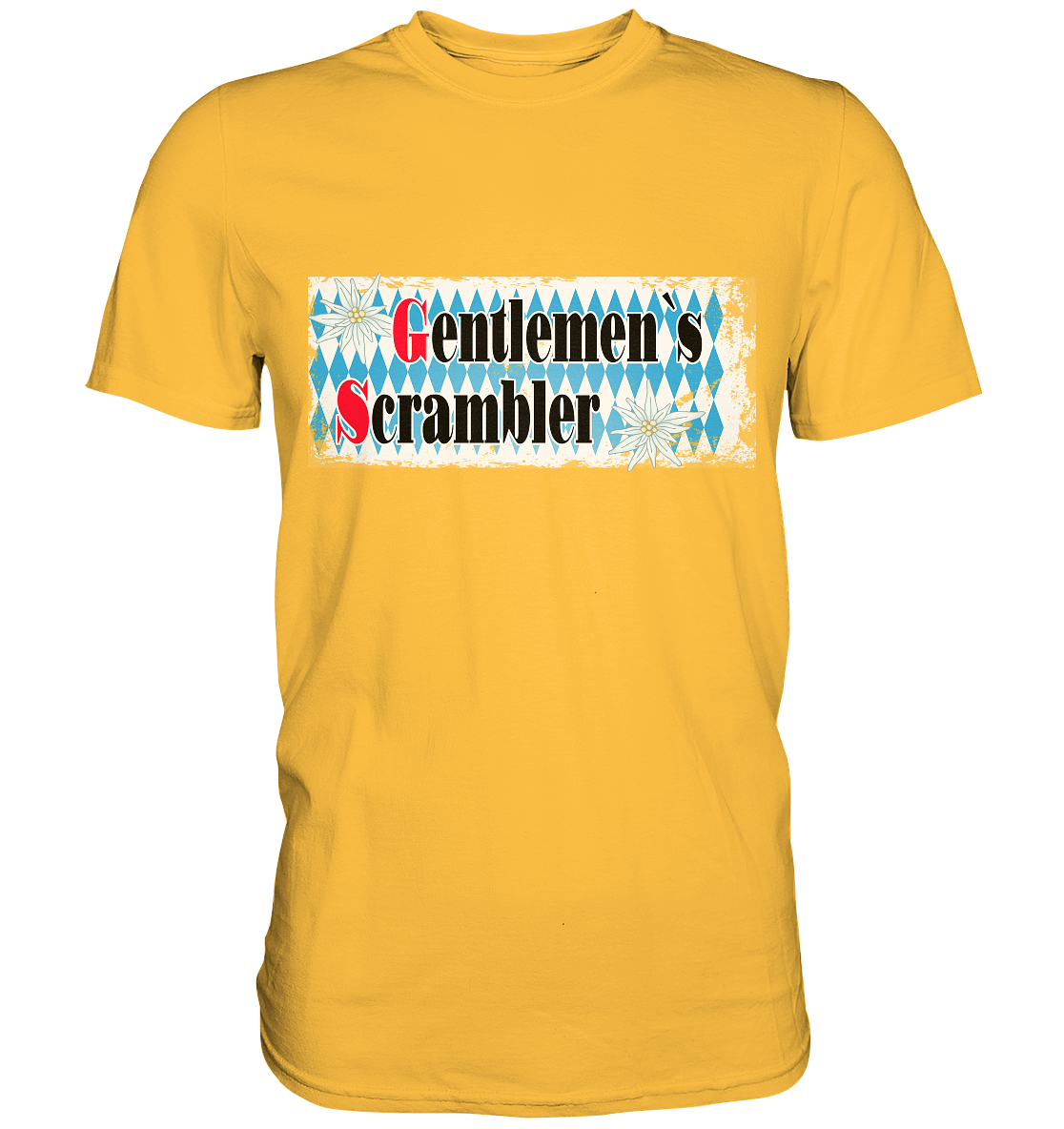 Gentlemen`s Scrambler - GS Adventure Bike - Premium Shirt