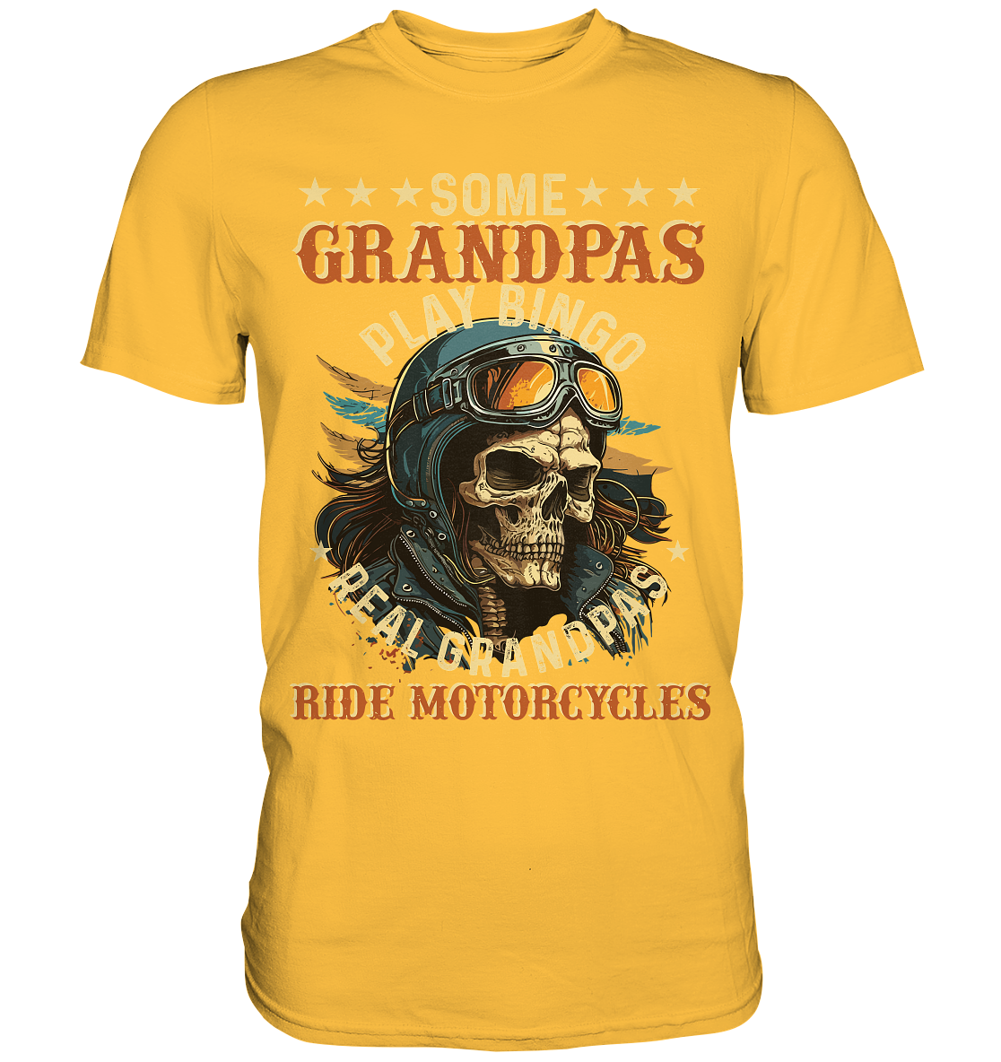 Echte Opas fahren Motorrad - Premium Shirt