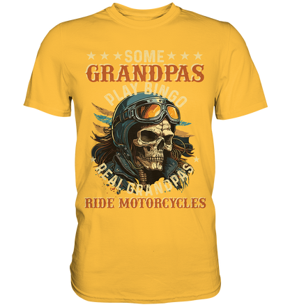 Echte Opas fahren Motorrad - Premium Shirt