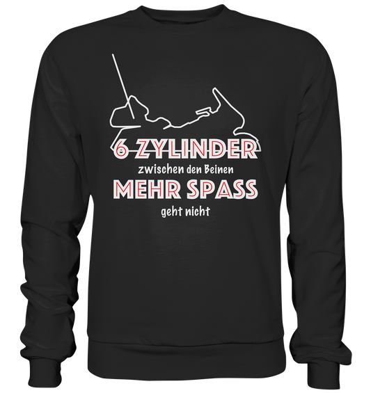 Goldwinger Spruch - 6 Zylinder - Premium Sweatshirt