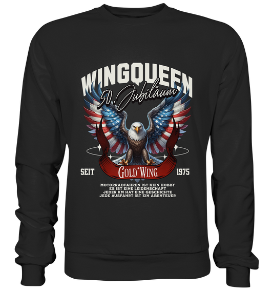 Goldwing Wing Queen 50 Jubiläum 1975 DE - Premium Sweatshirt