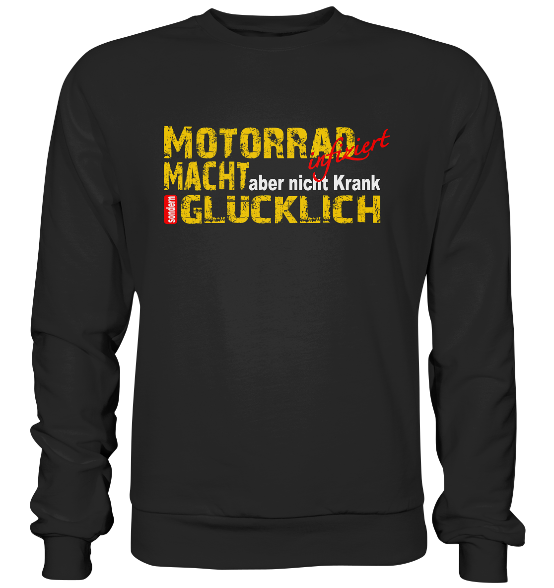 Motorrad macht Glücklich  - Premium Sweatshirt