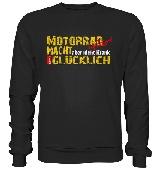 Motorrad macht Glücklich  - Premium Sweatshirt