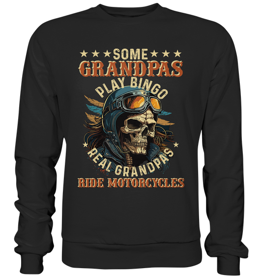 Echte Opas fahren Motorrad - Premium Sweatshirt