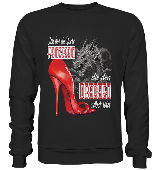 Prinzessin - die den Drachen tötet High Heel - Premium Sweatshirt