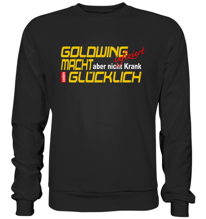 Goldwing macht Glücklich - Premium Sweatshirt