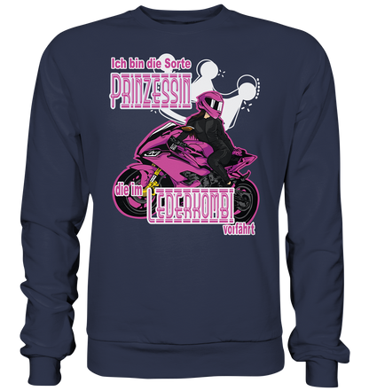 Frauenpower - Prinzessin mit Helm  - Premium Sweatshirt