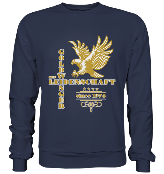 Goldwinger aus Leidenschaft seit 1975  - Premium Sweatshirt