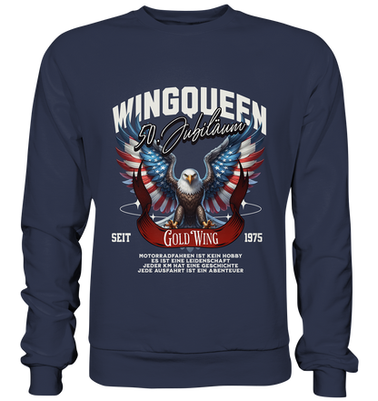 Goldwing Wing Queen 50 Jubiläum 1975 DE - Premium Sweatshirt