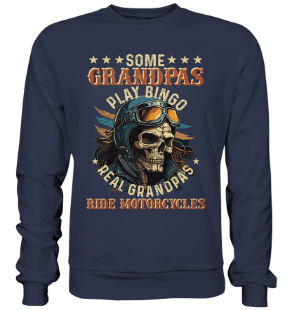 Echte Opas fahren Motorrad - Premium Sweatshirt