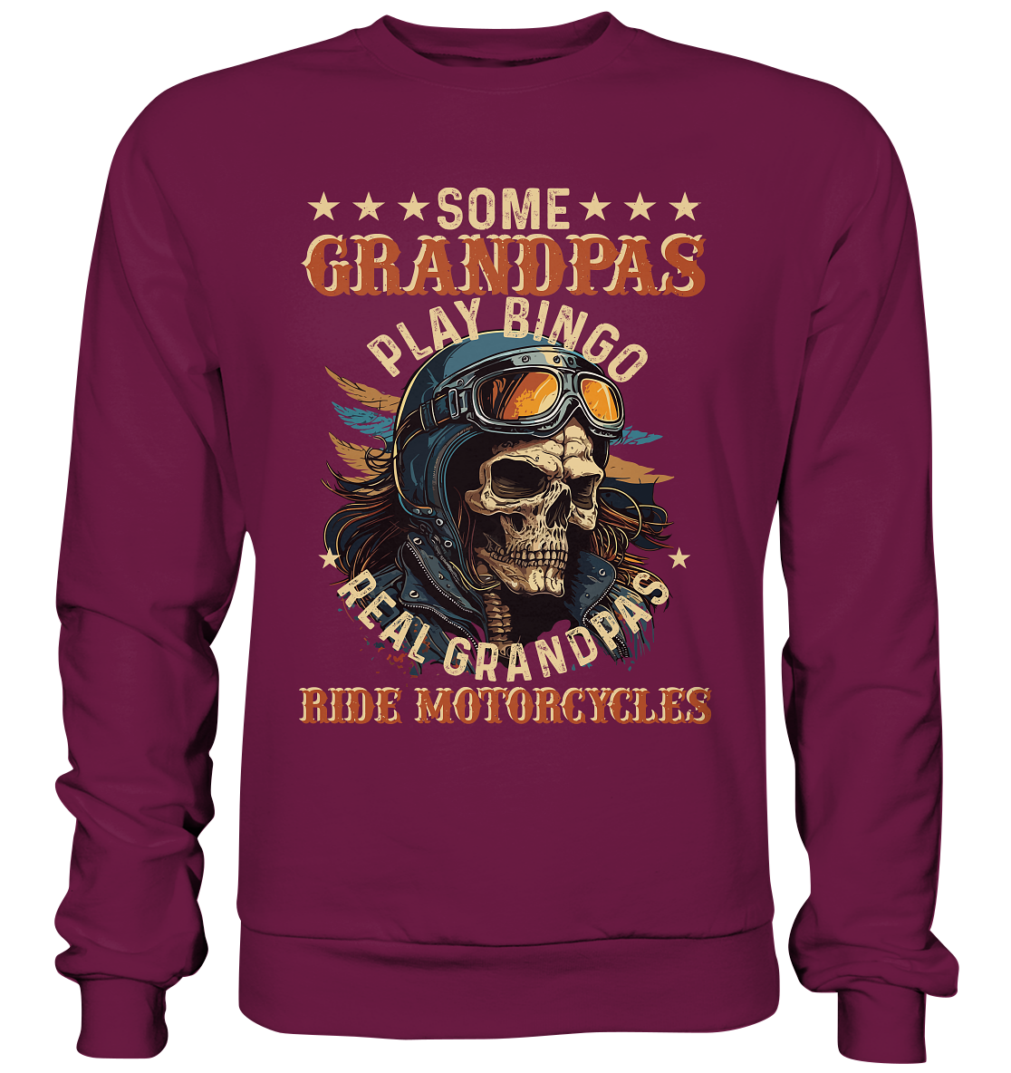 Echte Opas fahren Motorrad - Premium Sweatshirt