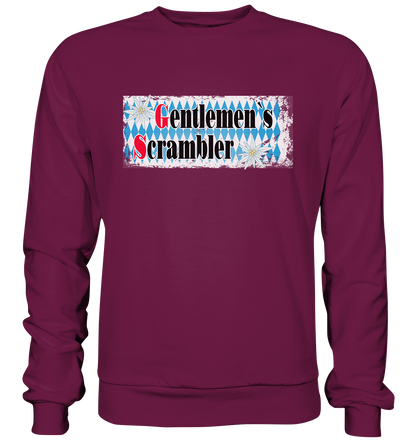 Gentlemen`s Scrambler - GS Adventure Bike - Premium Sweatshirt