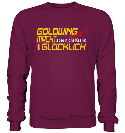 Goldwing macht Glücklich - Premium Sweatshirt