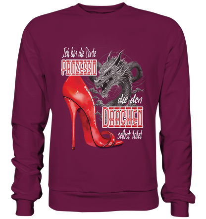Prinzessin - die den Drachen tötet High Heel - Premium Sweatshirt