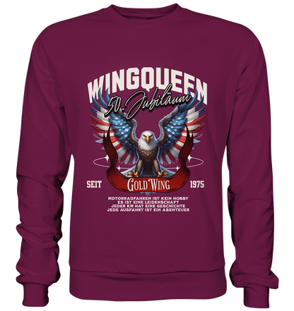 Goldwing Wing Queen 50 Jubiläum 1975 DE - Premium Sweatshirt