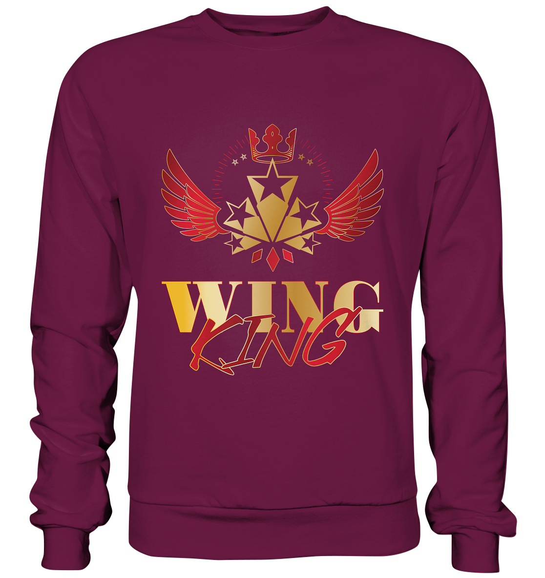 Goldwing - Wing King rot/gold - Premium Sweatshirt