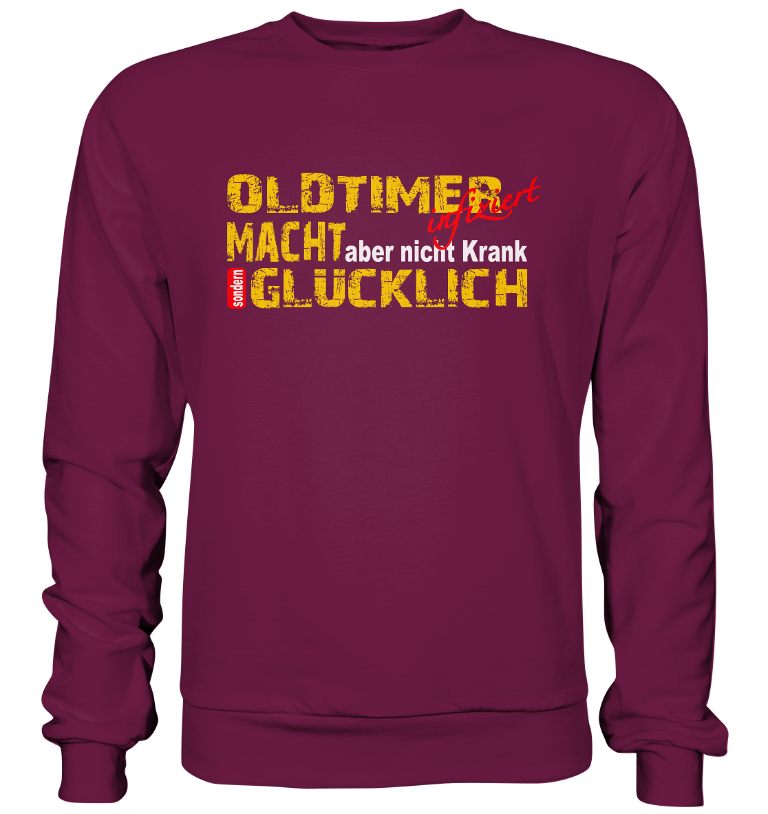 Oldtimer macht Glücklich - Premium Sweatshirt