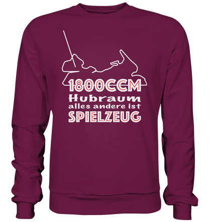 Goldwinger Spruch - 1800ccm Spielzeug - Premium Sweatshirt
