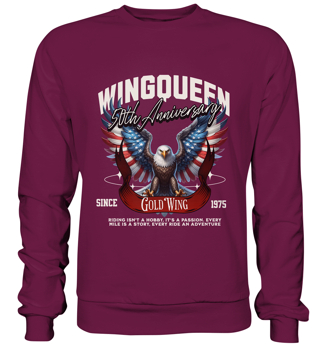 Goldwing Wing Queen 50 Jubiläum 1975 - Premium Sweatshirt