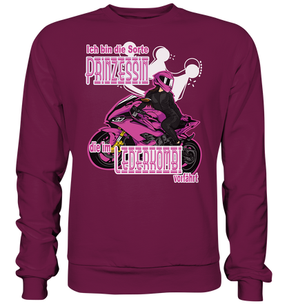 Frauenpower - Prinzessin mit Helm  - Premium Sweatshirt